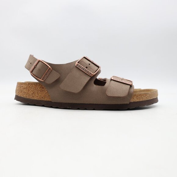 Birkinstock Milano Brown Biko Flor Strap Women’s Size EU 38 US 7 Buckle Sandals - Picture 1 of 12